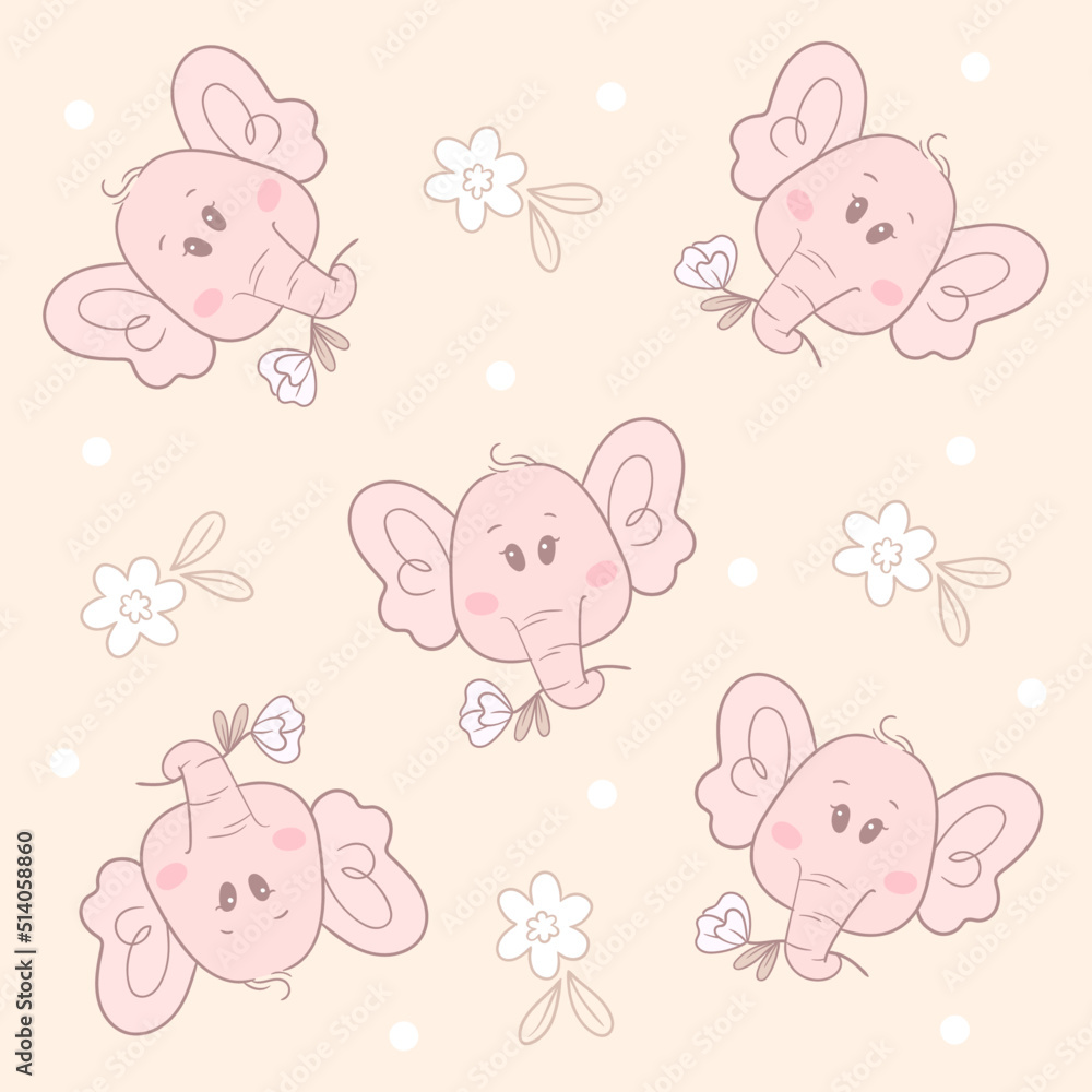 Elephant Baby pattern