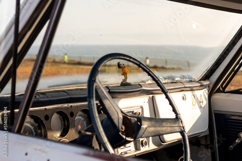 Parked classic truck