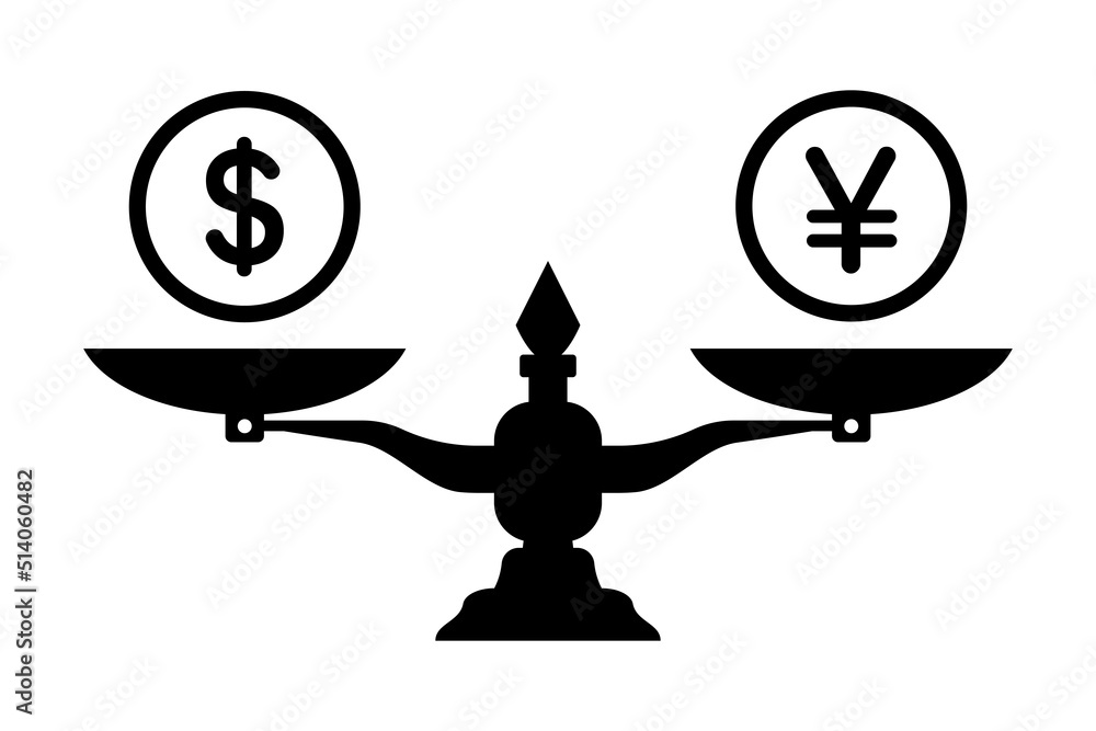 円とドルの天秤 円とドルの天秤