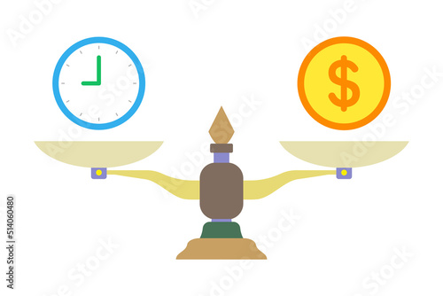 時間とお金の天秤