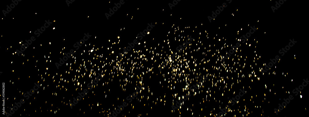 Abstract of christmas and bokeh light with glitter background Abstract of christmas and bokeh light with glitter background
