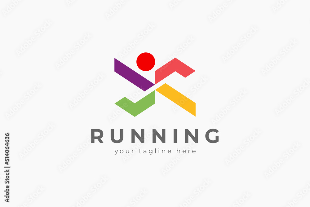 Initial J or JJ Running logo, Abstract Letter JJ with people combination, usable for sport, logistic and brand company logo, vector illustration Initial J or JJ Running logo, Abstract Letter JJ with people combination, usable for sport, logistic and brand company logo, vector illustration