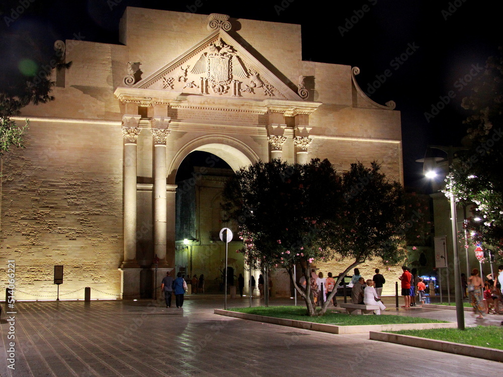 Obraz premium Old building in the anciet center of Lecce, Italy