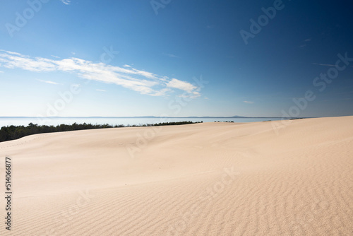 dunes by the Baltic Sea in Poland