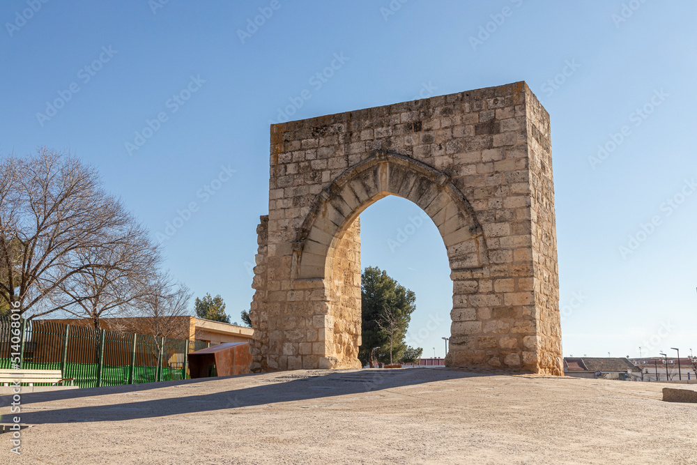 Ciudad Real, Spain. The Torreon del Alcazar (Fortress Turret), remains of the ancient Alcazar or Palace of Ciudad Real