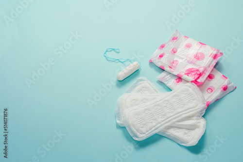 feminine sanitary pads and tampons