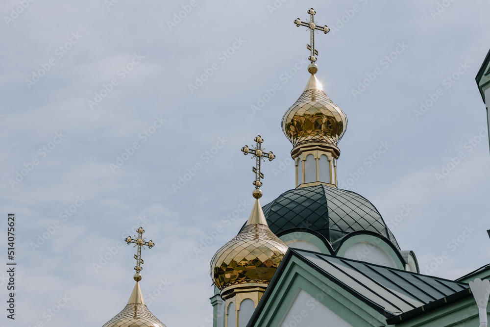 Golden domes of the Cathedral of the Christian Ukraine