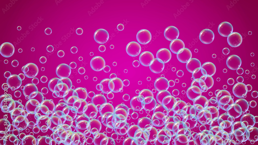 Detergent foam. Soap bath bubble and suds for bathtub. Shampoo. Detergent foam. Soap bath bubble and suds for bathtub. Shampoo.