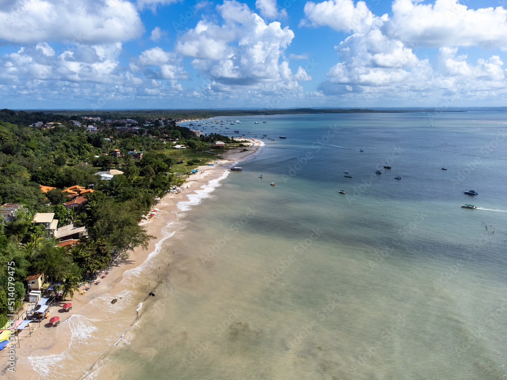 Beautiful village with quiet beach, Gamboa, Bahia, Brazil