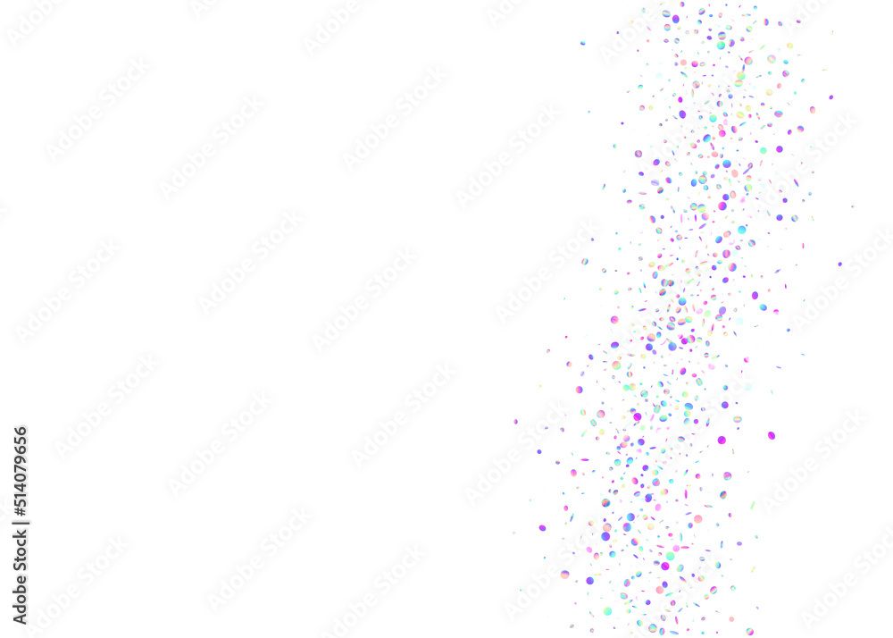 Hologram Tinsel. Falling Sparkles. Purple Party Confetti. Carniv Hologram Tinsel. Falling Sparkles. Purple Party Confetti. Carniv