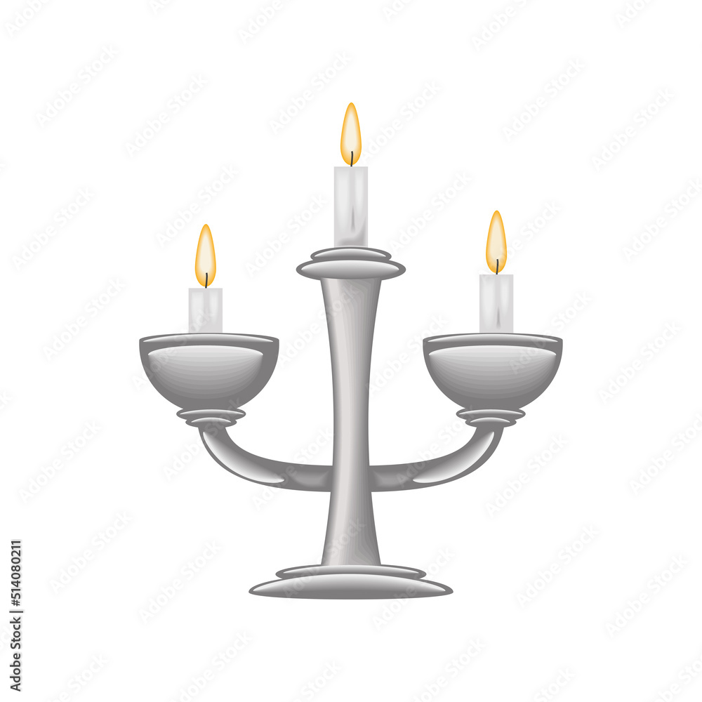 candles in chandelier icon candles in chandelier icon