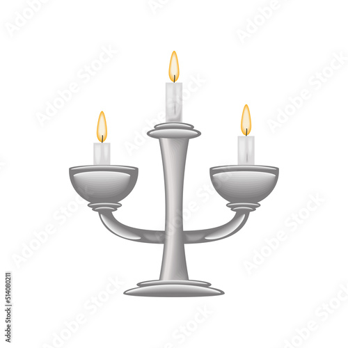 candles in chandelier icon