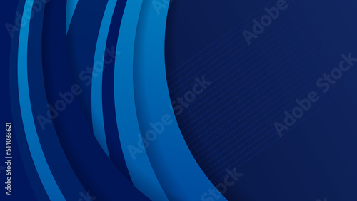 Abstract blue background. Vector abstract graphic design banner pattern presentation background web template.