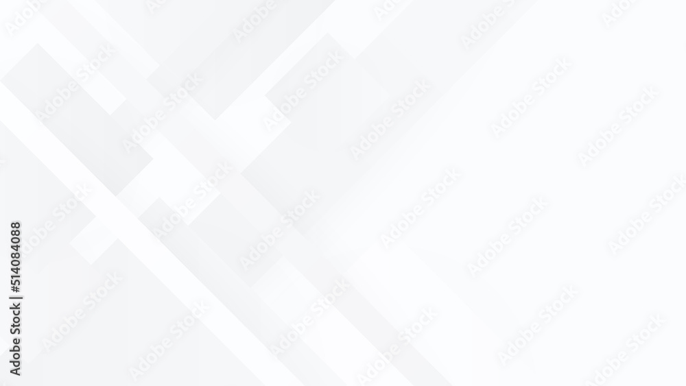 Fototapeta premium Abstract white gray background. Vector abstract graphic design banner pattern presentation background web template.