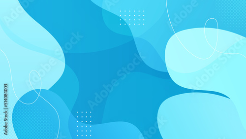 Abstract light blue background. Vector abstract graphic design banner pattern presentation background web template.