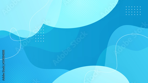Abstract light blue background. Vector abstract graphic design banner pattern presentation background web template.