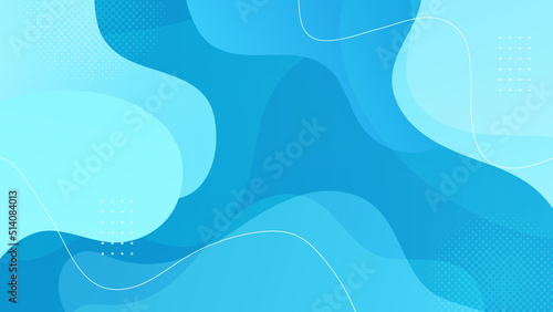 Abstract light blue background. Vector abstract graphic design banner pattern presentation background web template.
