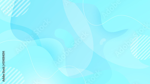 Abstract light blue background. Vector abstract graphic design banner pattern presentation background web template.