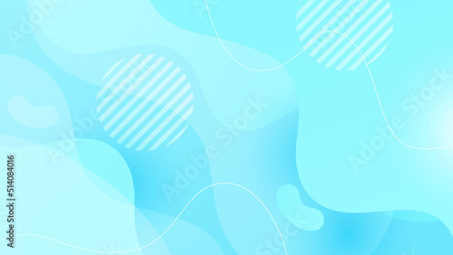 Abstract light blue background. Vector abstract graphic design banner pattern presentation background web template.