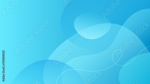 Abstract light blue background. Vector abstract graphic design banner pattern presentation background web template.
