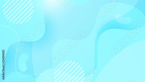 Abstract light blue background. Vector abstract graphic design banner pattern presentation background web template.