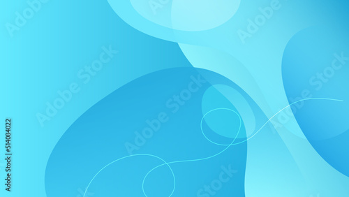 Abstract light blue background. Vector abstract graphic design banner pattern presentation background web template.