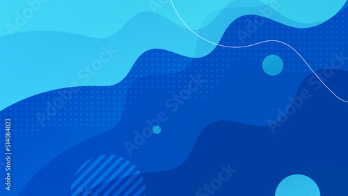 Abstract light blue background. Vector abstract graphic design banner pattern presentation background web template.
