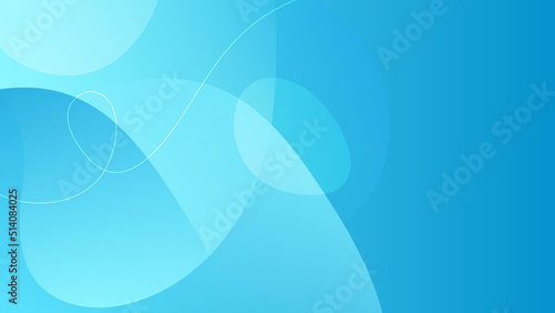 Abstract light blue background. Vector abstract graphic design banner pattern presentation background web template.