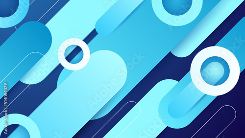 Abstract light blue background. Vector abstract graphic design banner pattern presentation background web template.