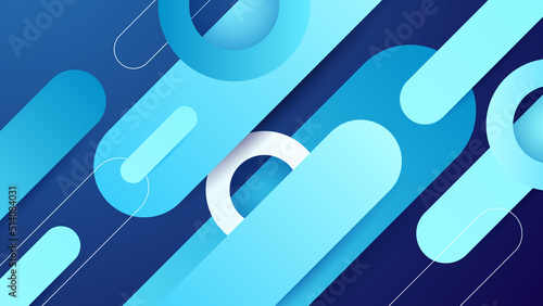 Abstract light blue background. Vector abstract graphic design banner pattern presentation background web template.