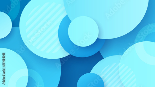 Abstract light blue background. Vector abstract graphic design banner pattern presentation background web template.