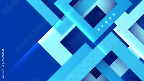 Abstract light blue background. Vector abstract graphic design banner pattern presentation background web template.