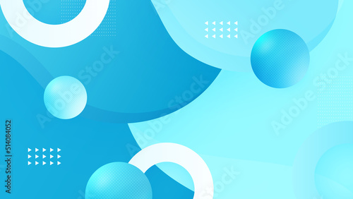 Abstract light blue background. Vector abstract graphic design banner pattern presentation background web template.