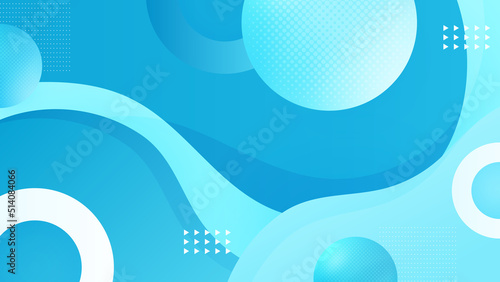 Abstract light blue background. Vector abstract graphic design banner pattern presentation background web template.