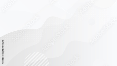 Abstract white gray background. Vector abstract graphic design banner pattern presentation background web template. photo