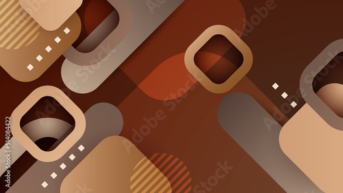 Abstract beige brown skin tone background. Vector abstract graphic design banner pattern presentation background web template.