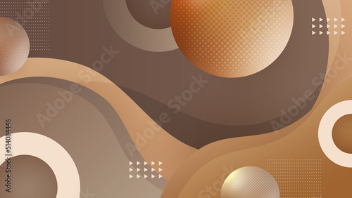 Abstract beige brown skin tone background. Vector abstract graphic design banner pattern presentation background web template.