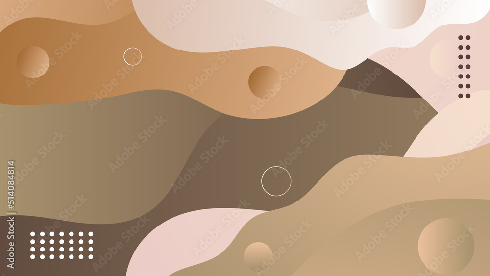 Abstract brown beige skin tone background. Vector abstract graphic design banner pattern presentation background web template.