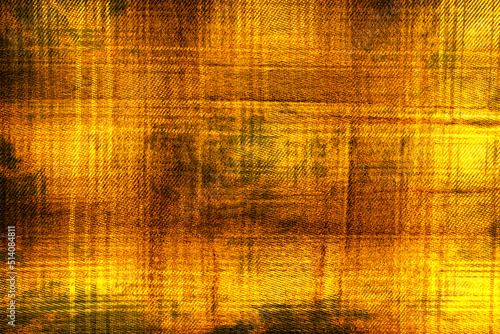 Brown and yellow color dark abstract background or texture with lines and squares
