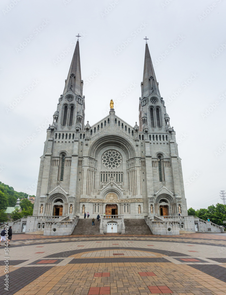 Basilica of Sainte-Anne-de-Beaupre, Cathedral, Quebec an important Catholic sanctuary, which receives about a half-million pilgrims each year. Miracles are still believed to occur at holy sanctuary.