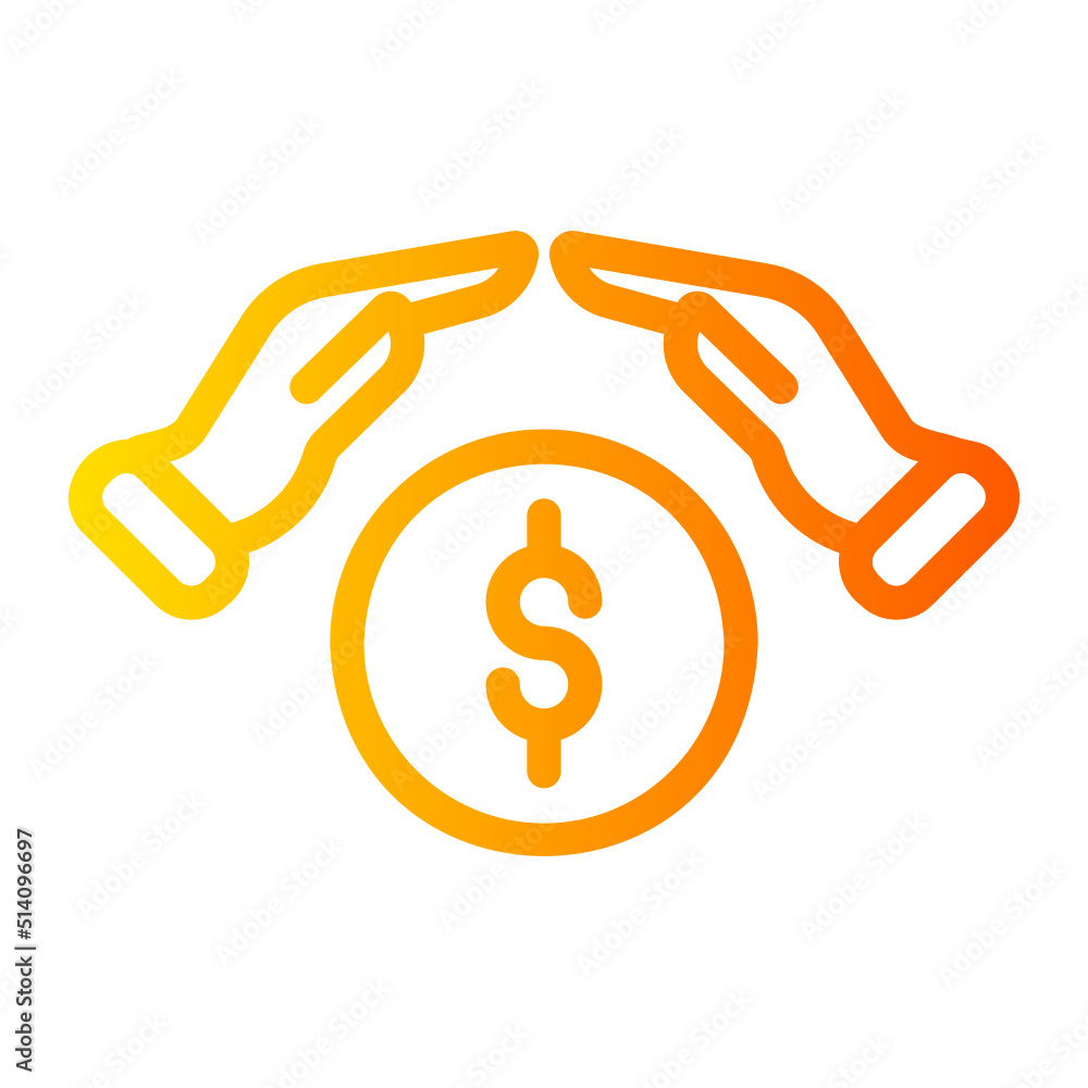 savings gradient icon savings gradient icon