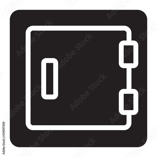 safebox glyph icon