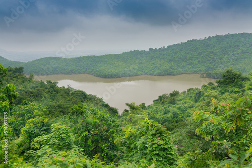 Upper water dam, Purulia, West Bengal, India - It is one of the biggest water dams in Purulia near Ajodhya pahar (mountain). The water is used for agriculture and other domestic uses in Purulia.