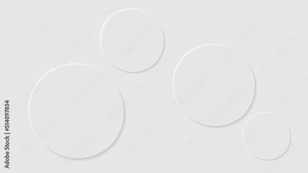 Modern abstract background using elegant circle shape design with silver and grey color scheme. suitable for the background of your projects design