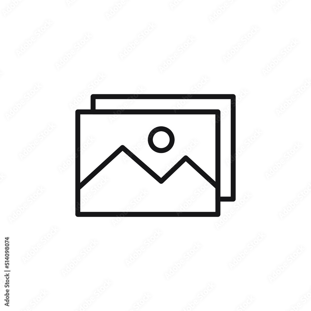 Premium image icon or logo in line style. High quality signs and symbols on a white background. Vector line pictograms for infographics, web design and app development Premium image icon or logo in line style. High quality signs and symbols on a white background. Vector line pictograms for infographics, web design and app development