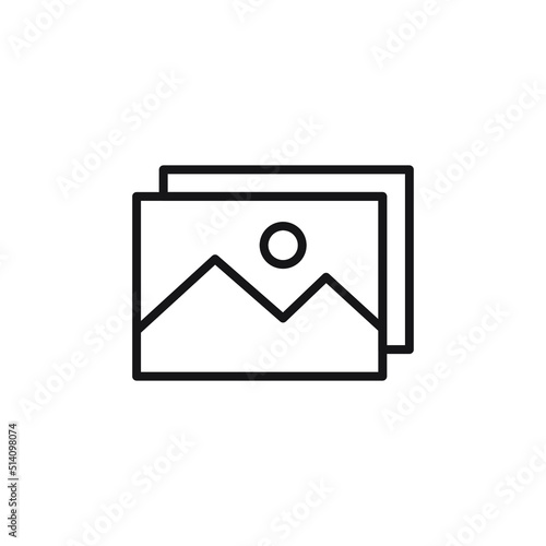 Premium image icon or logo in line style. High quality signs and symbols on a white background. Vector line pictograms for infographics, web design and app development