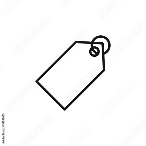 Price tag icon vector illustration logo template for various purposes. Isolated on a white background