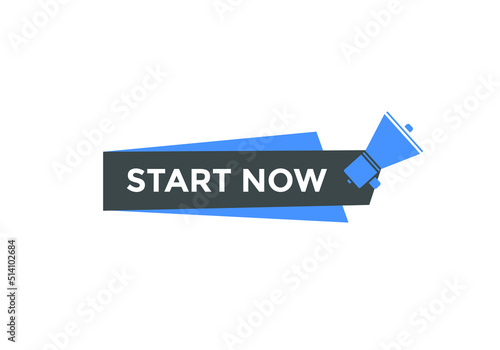 Free Download Start now text label sticker. Sign icon button
 - GFXLoad