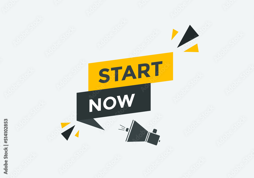 Start now text label sticker. Sign icon button
Start now text label sticker. Sign icon button