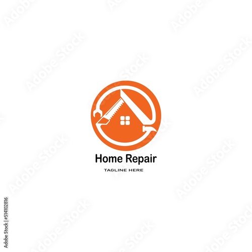 Free Download Home Repair logo template vector icon - GFXLoad